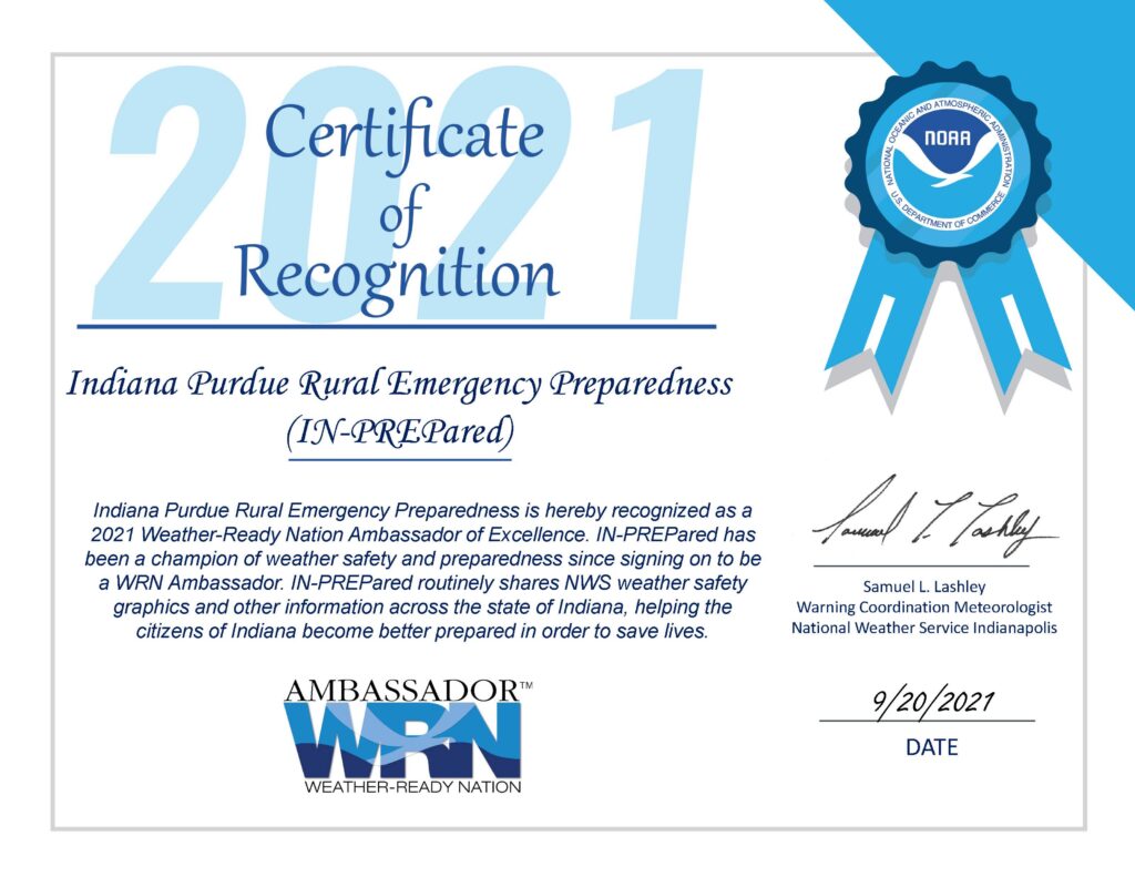 WRN Ambassador Cert